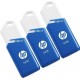 PNY x755w Triple Pack unidad flash USB 64 GB USB tipo A 3.2 Gen 1 (3.1 Gen 1) Azul, Blanco